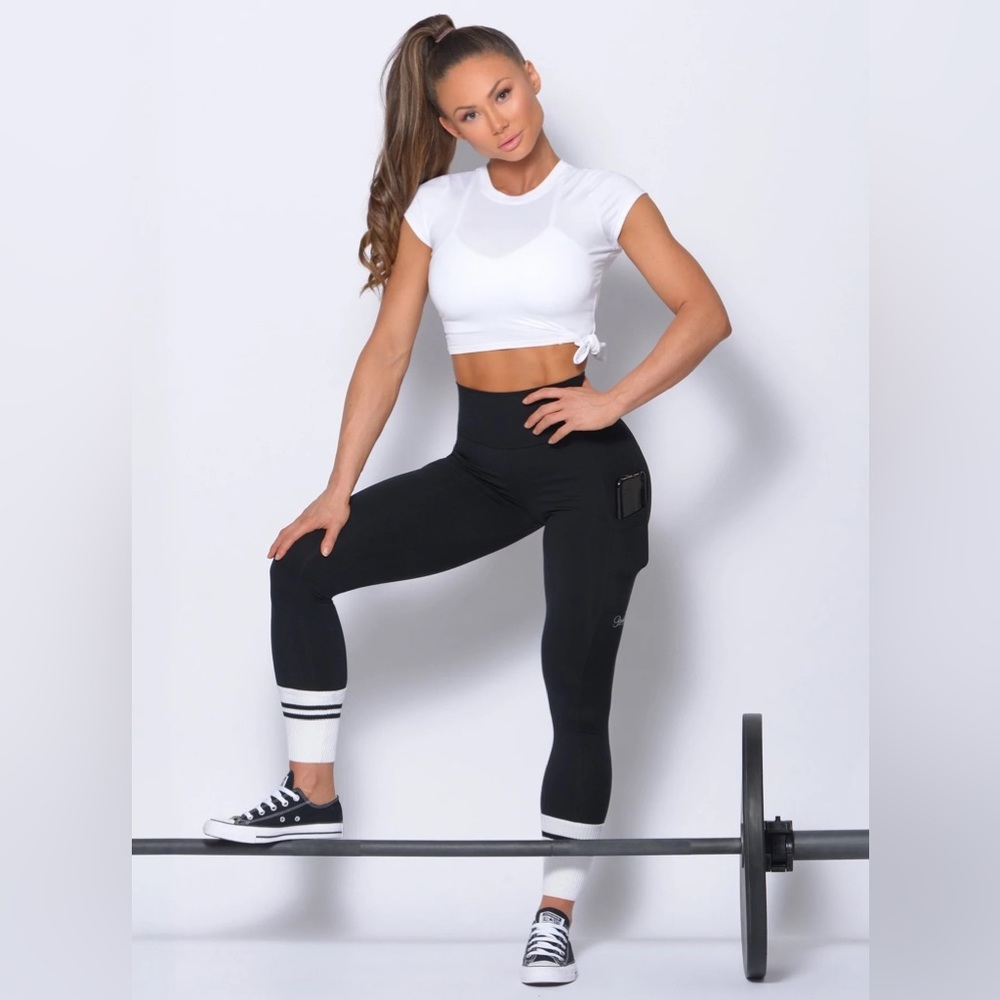 Bombshell Sportswear Ankle Sock Leggings - NWT & original packaging - size small